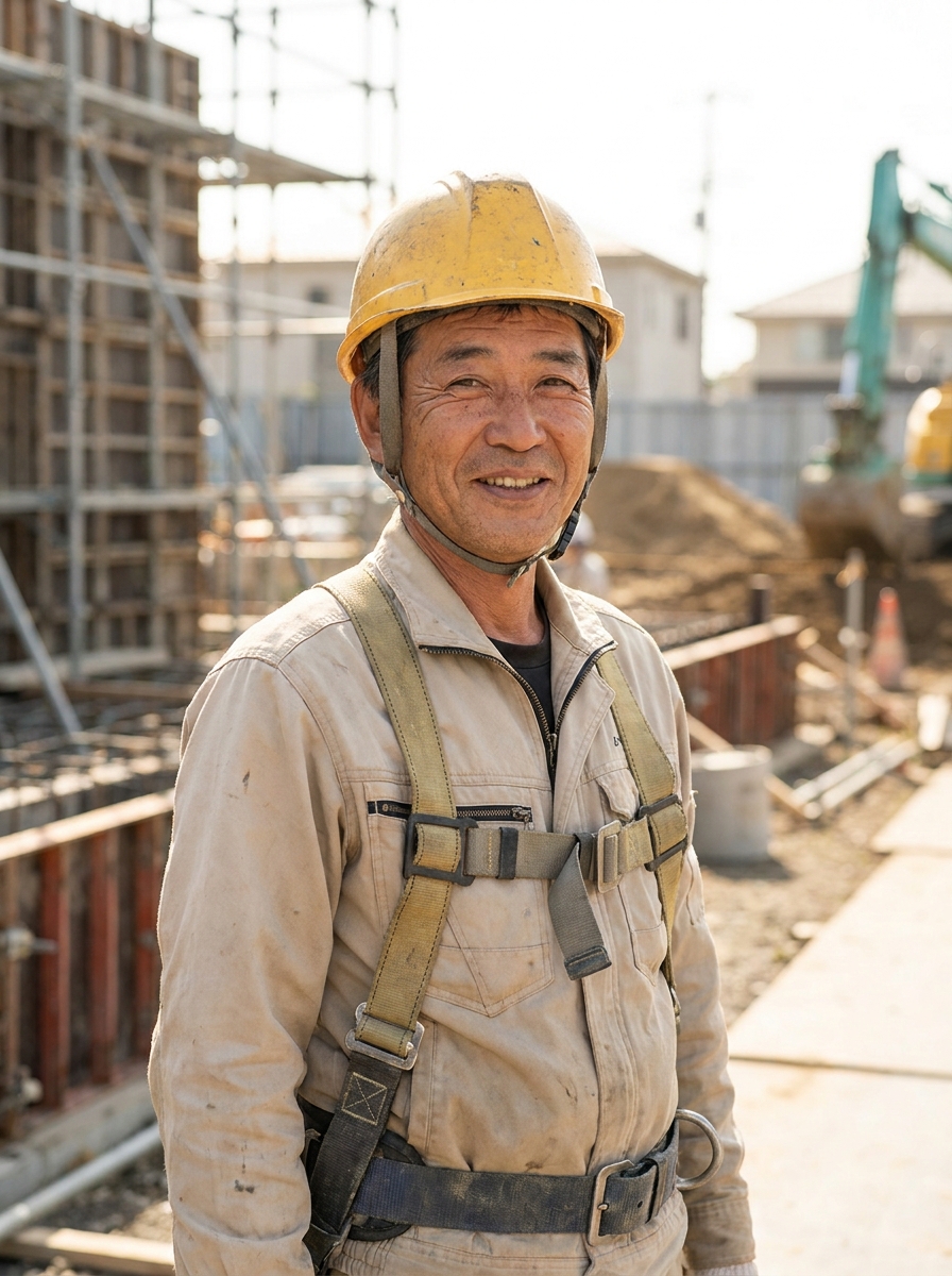 (イメージ)現場監督/二級建築施工管理技士 M.T(50代)
