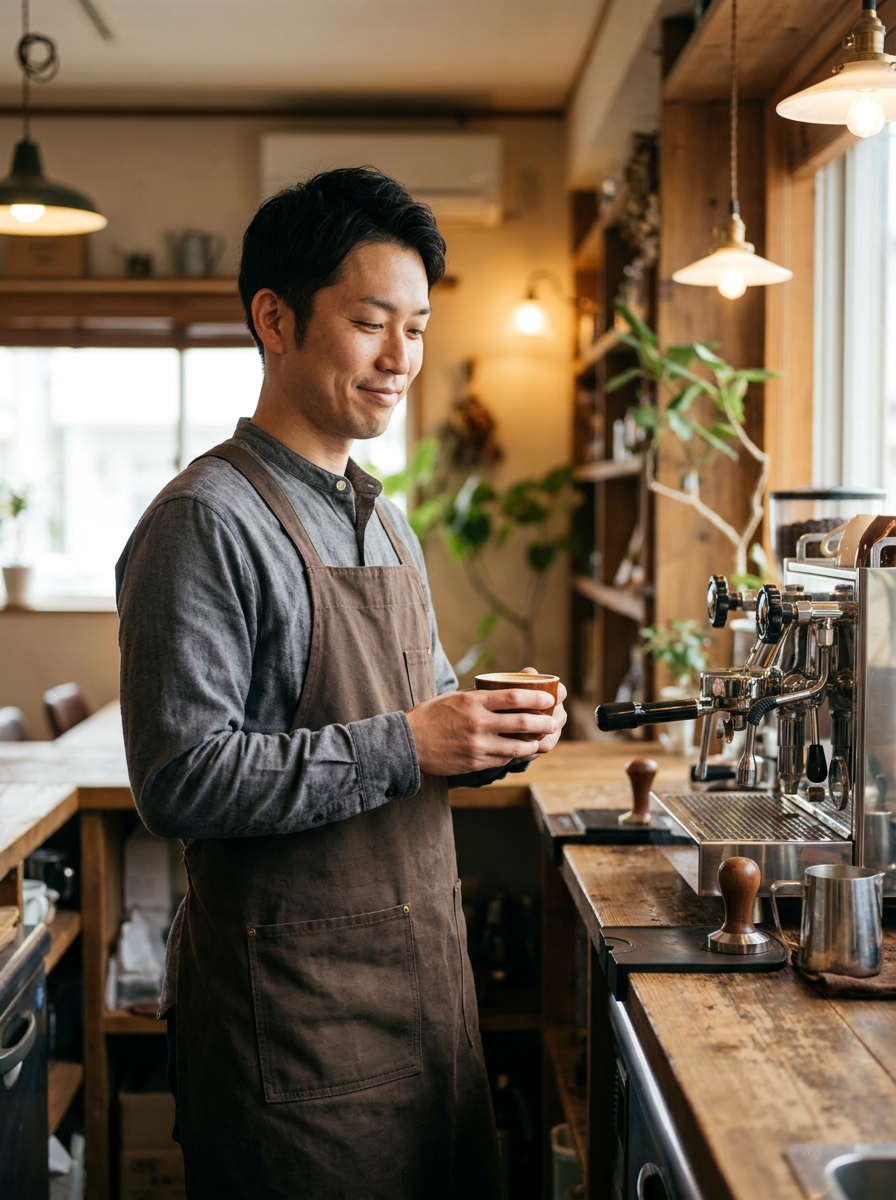 (イメージ)カフェスタッフ R.K(30代)